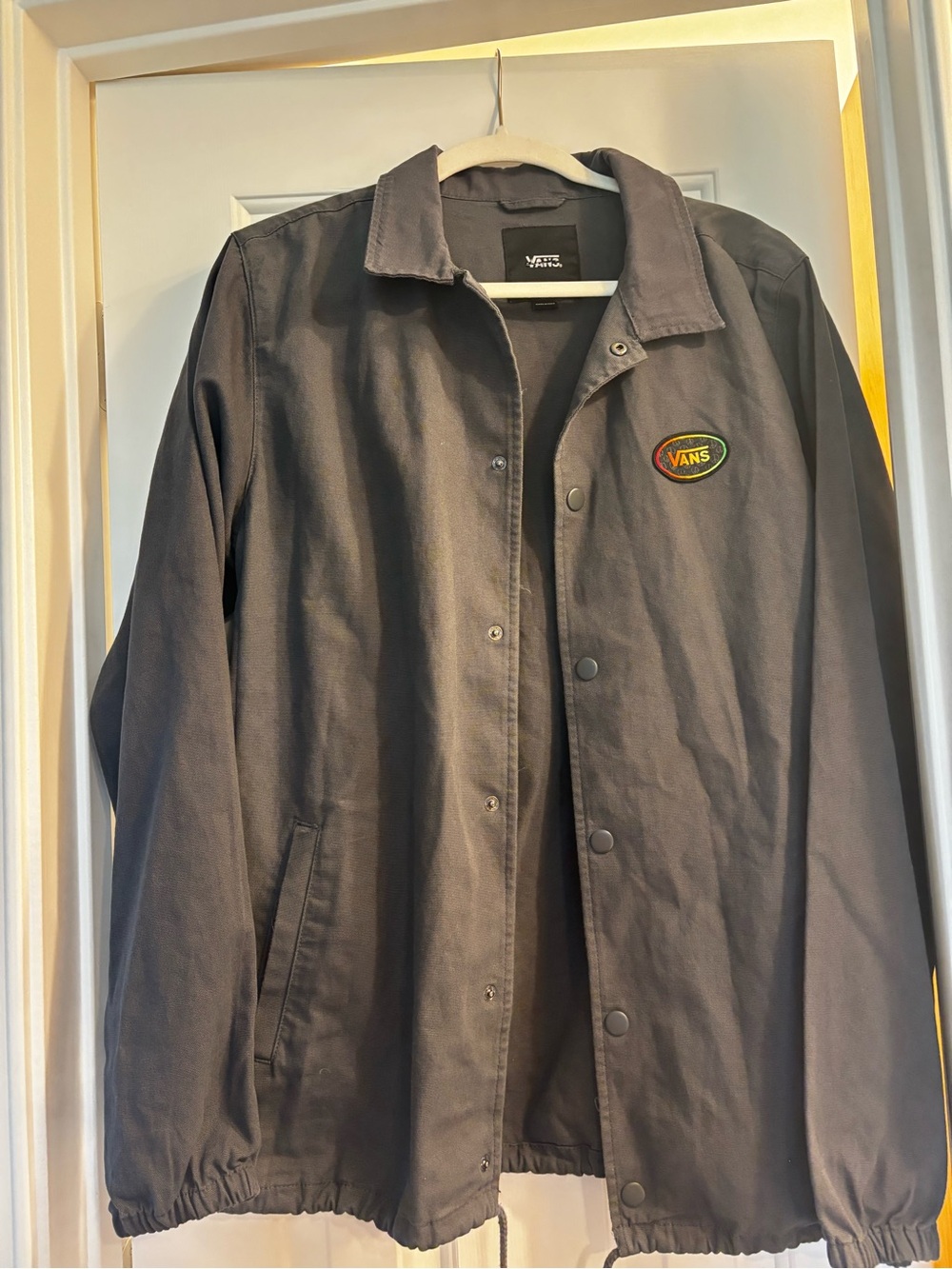 Vans Men's Dark Gray skater Jacket